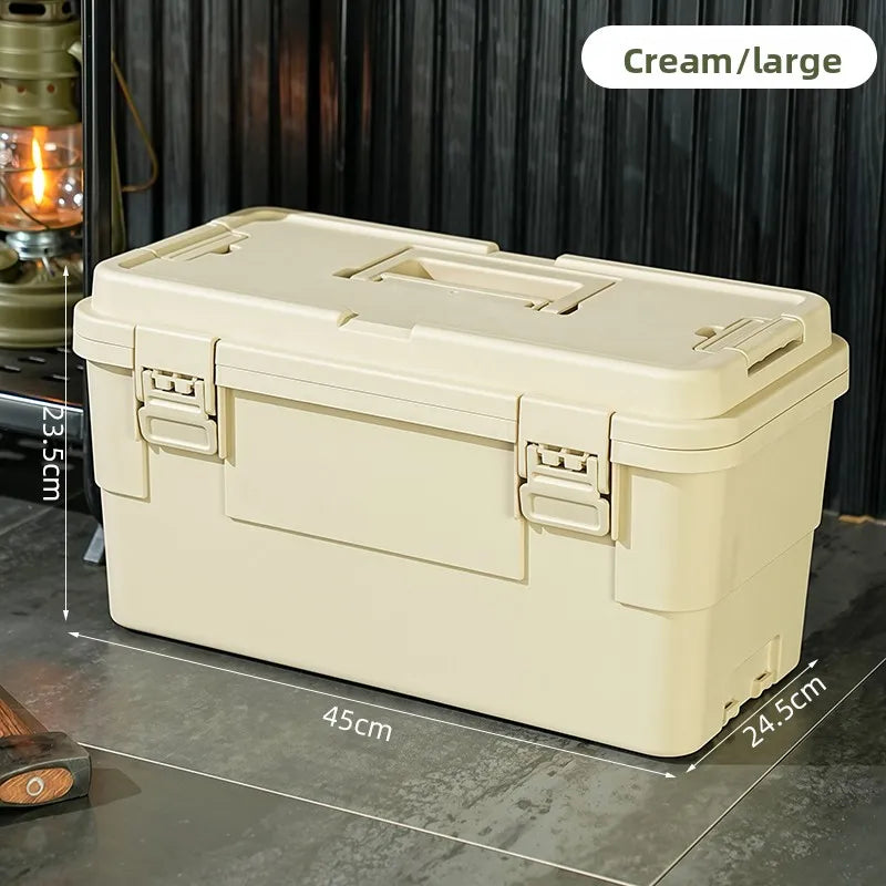 Boîte de Rangement Portable Style Industriel