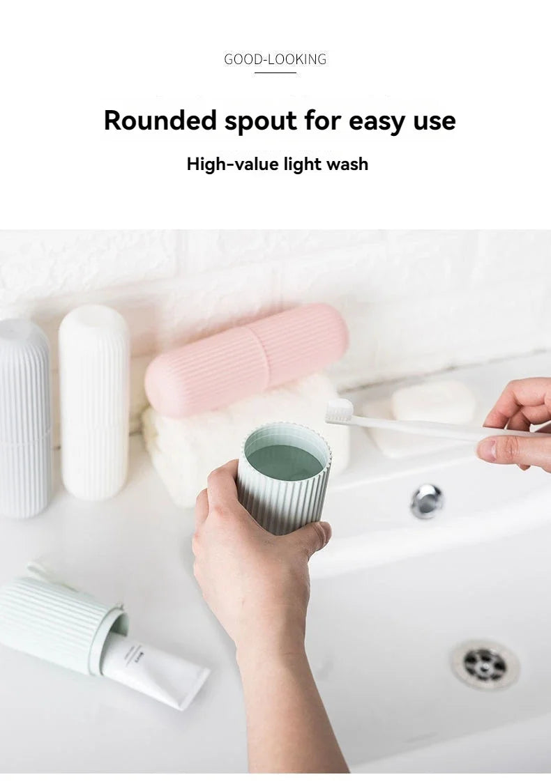 Étui de Voyage Brosse à Dents et Dentifrice