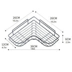 Étagère de Douche Triangulaire sans Perçage