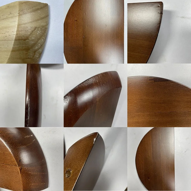 Solid Wooden Semicircle Wall Shelves Background Entryway Decorative Floating Organization Storage Holders Bedroom Kitchen Racks