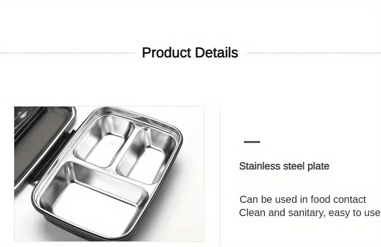 Lunch Box Inox Compartimentée