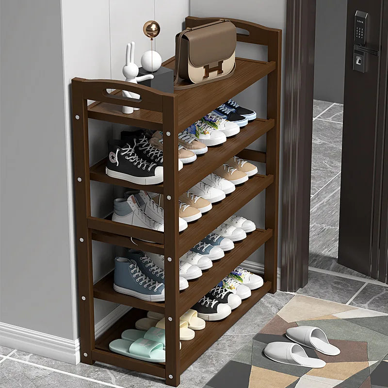Meuble à Chaussures en Bambou avec Tiroirs
