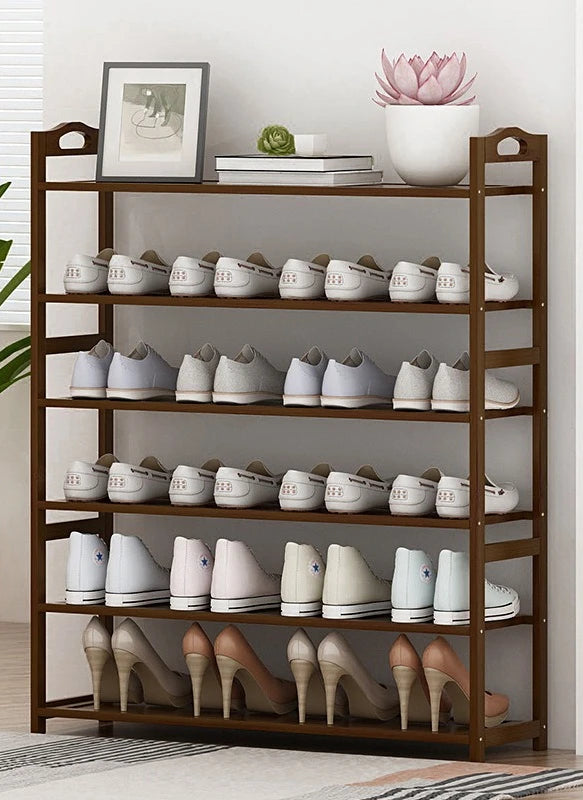 Meuble à Chaussures en Bambou avec Tiroirs
