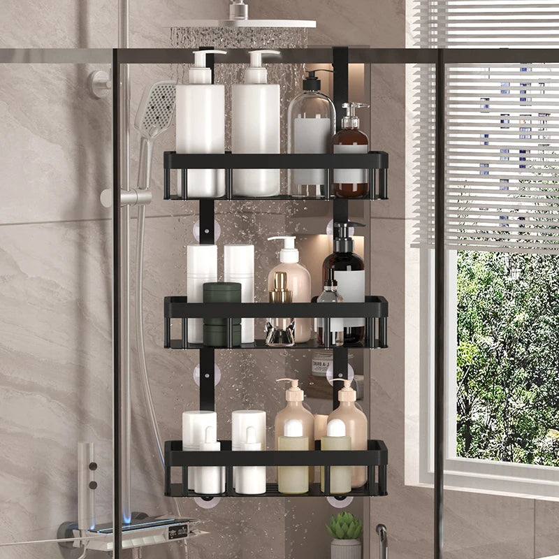 Étagère Murale de Salle de Bain 3 Niveaux