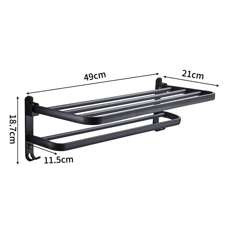 Porte-Serviettes Mural Pliable