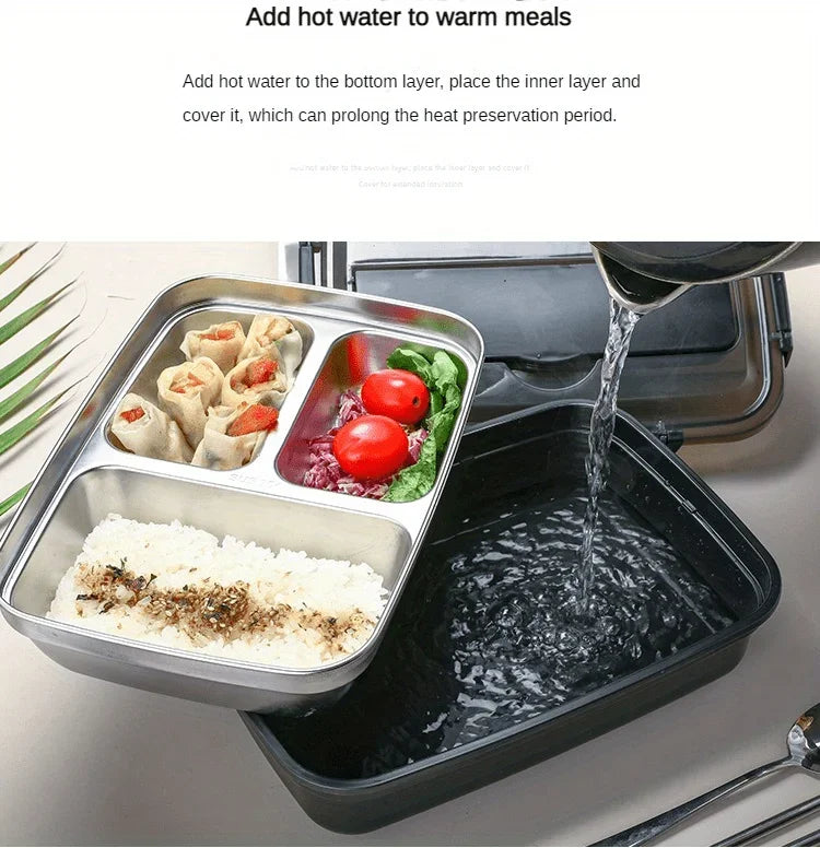Lunch Box Inox Compartimentée