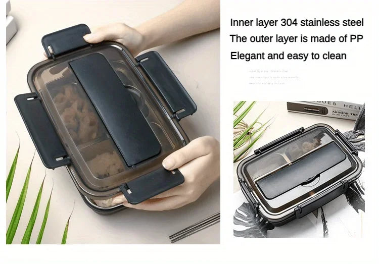 Lunch Box Inox Compartimentée