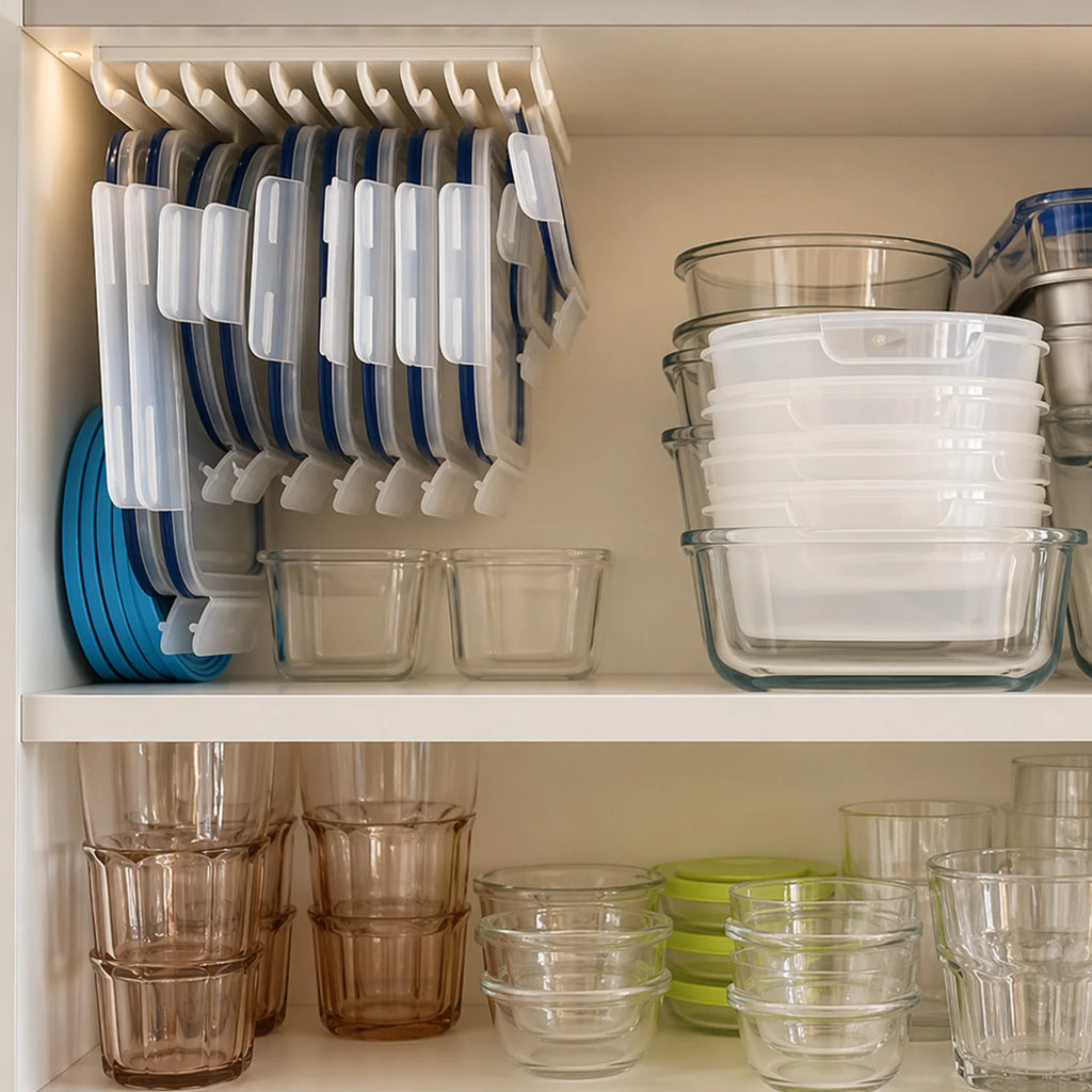 Organisateur de Couvercles pour Boîtes de Conservation