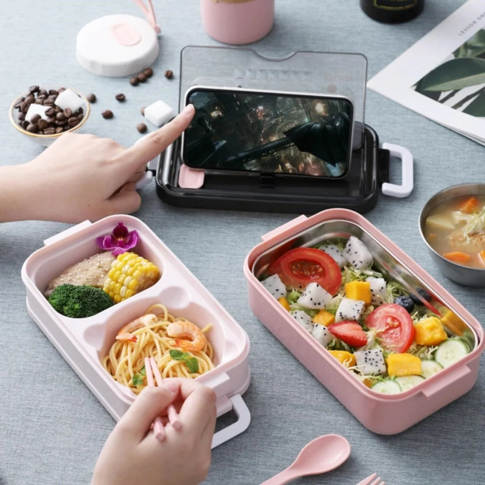 Lunch Box Double Compartiment Micro-Ondes